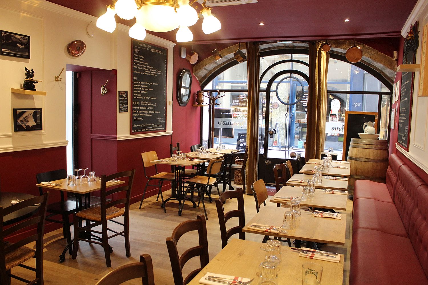 Salle du Bouchon Palais Grillet, bouchon lyonnais à Lyon
