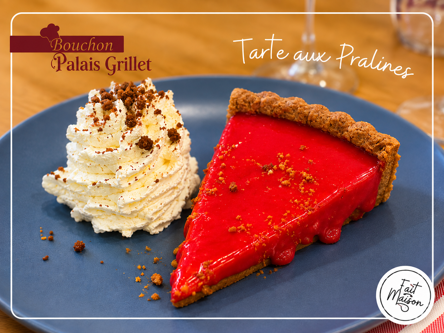 La tarte aux pralines : le dessert emblématique de Lyon qui fait fondre les gourmands